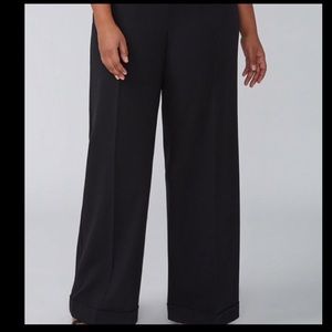 Lane Bryant The Lena Wide Leg Tailored Stretch